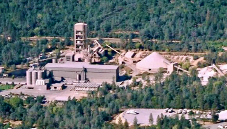 Lehigh Hanson's Redding cement facility in California Redding cement plant
