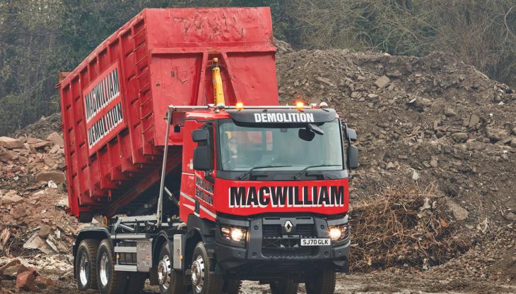 Renault K520 heavy-duty tipper Renault K520 tipper truck