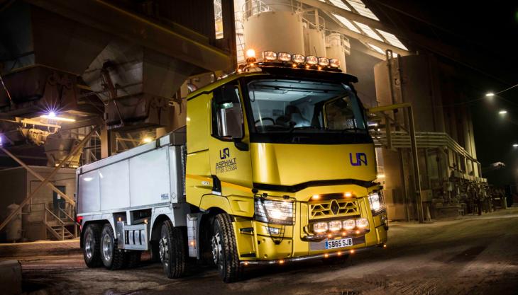 Renault tipper for RJ Blundy & Son Renault truck