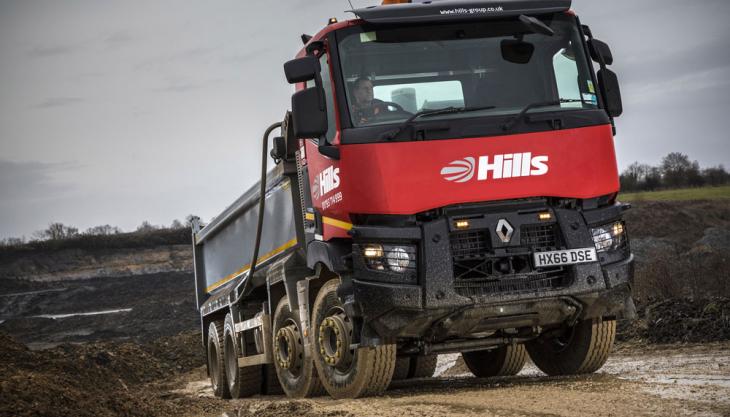 Renault Trucks 32-tonne C430 8x4 tipper Renault Trucks C430 8x4 tipper