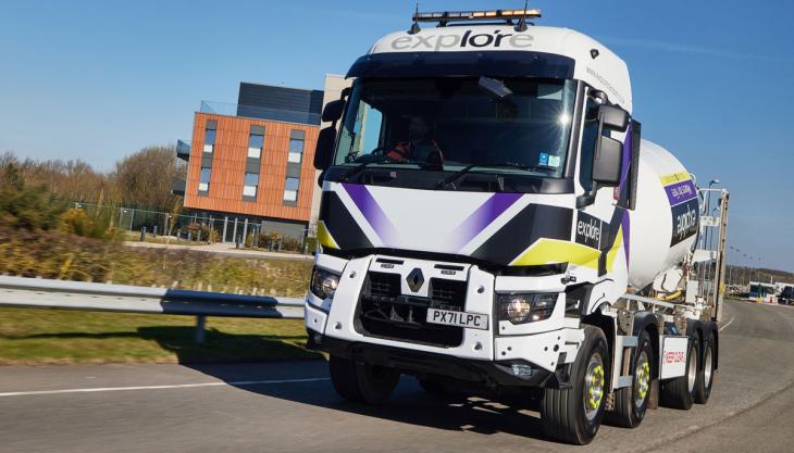 Explore Transport have added eight Renault Trucks C430 8x4s to their vehicle line-up Renault C430 truck