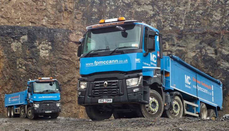 Renault truck double for FP McCann Renault truck