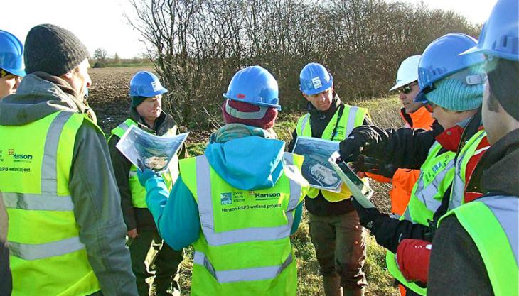 RESTORE visit quarries in Cambridgeshire & Bedfordshire