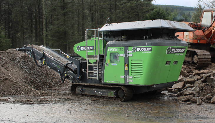 EvoQuip Bison 120 jaw crusher