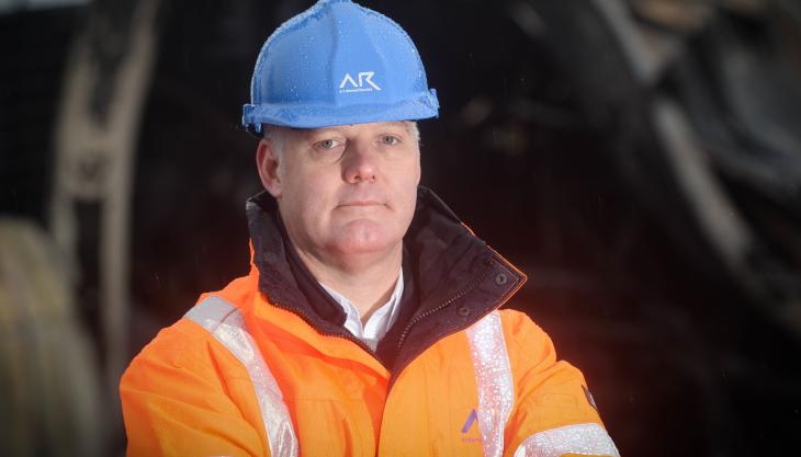 Richard Dolman, managing director of AR Demolition Richard Dolman