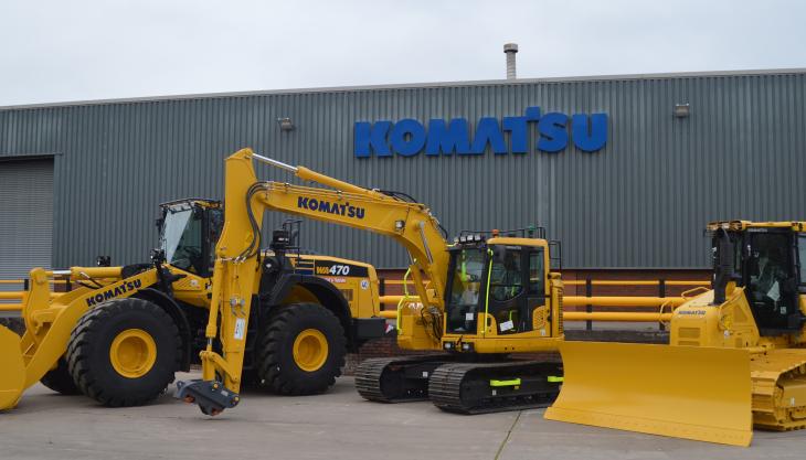 Ridgway sign new Komatsu fleet order Ridgway Komatsu fleet order