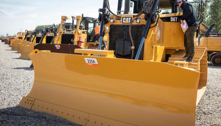 Auctioneers Ritchie Bros. are offering advance payment and several other flexible selling options Cat D6T dozer