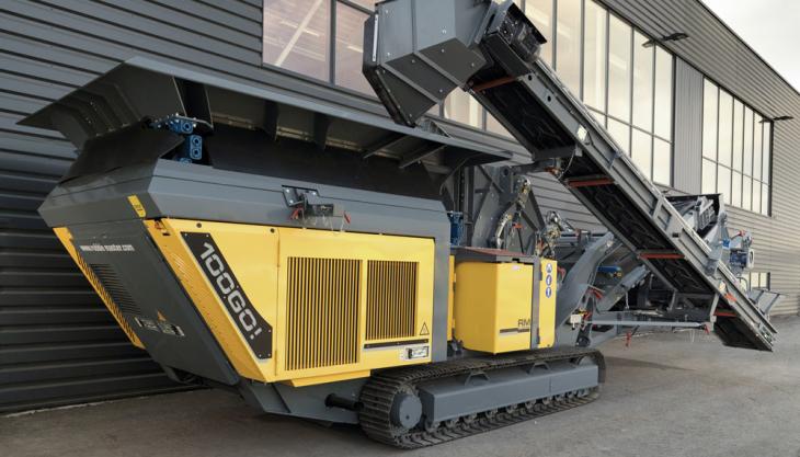 New Rubble Master machine for SRC Aggregates RM100GO! impactor