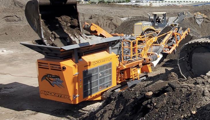 Rockster R700S mobile crushing plant Rockster R700S mobile crushing plant