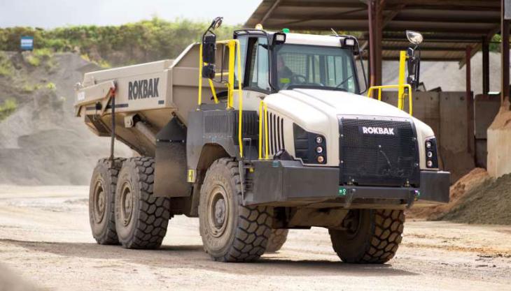 FP McCann have added another Rokbak RA30 to their Ulster quarry fleet Rokbak RA30 articulated hauler