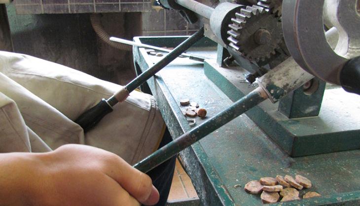Ronez granite used for hand-crafted jewellery Ronez granite used for hand-crafted jewellery