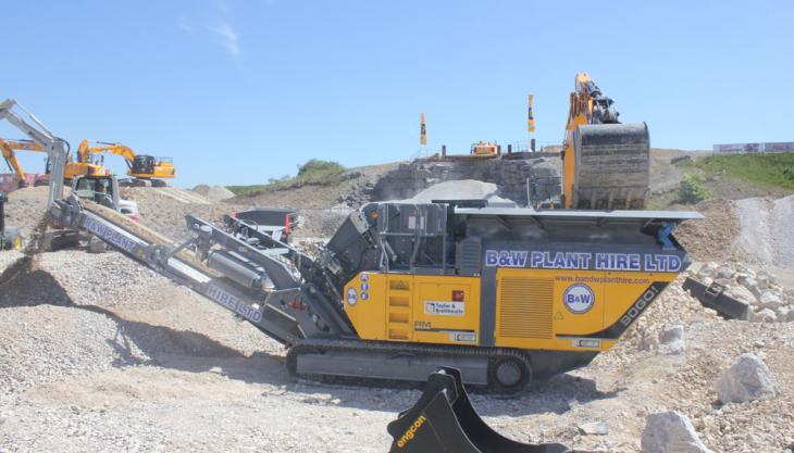 Rubble Master RM 90GO! impact crusher at Hillhead 2018 Rubble Master RM 90GO! impact crusher