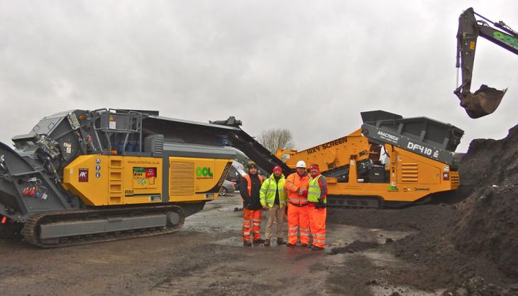 Rubblemaster impact crusher and Anaconda screener