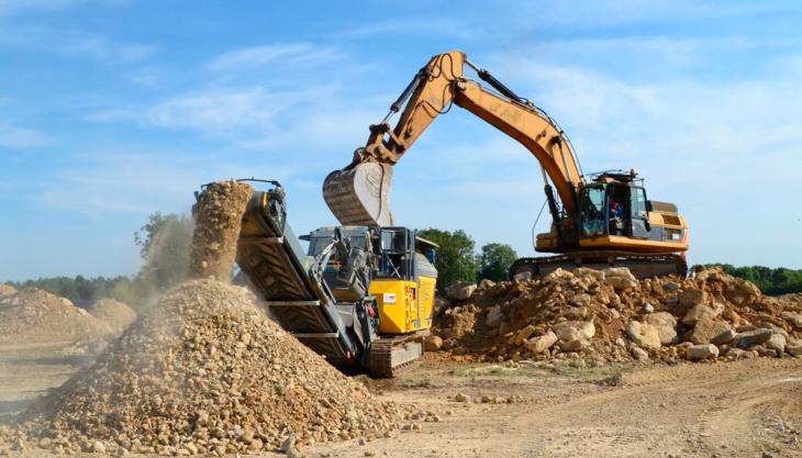 New RubbleMaster machine for Peter Bennie RubbleMaster impact crusher