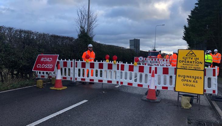 Safety and Sustainability Innovation Day held as part of Ringway Jacobs A51 improvement scheme in Cheshire East Ringway Jacobs