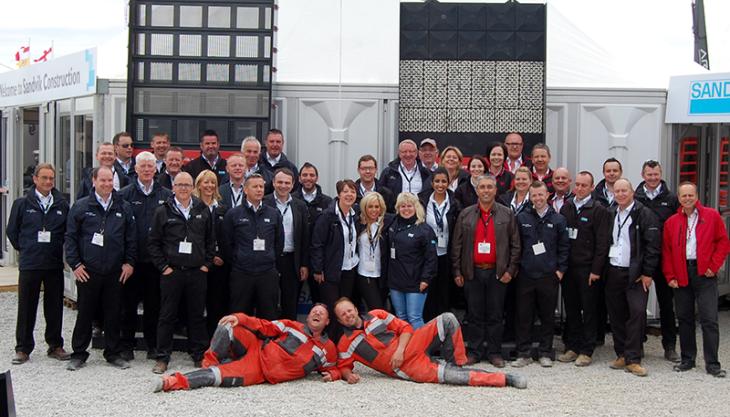 Sandvik staff at Hillhead 2014