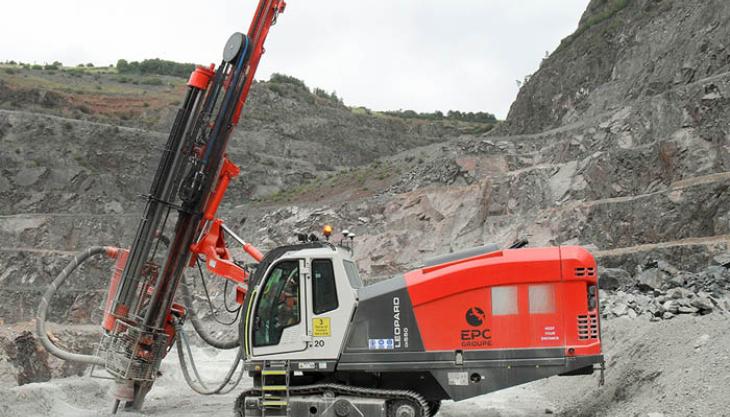 Sandvik Leopard D1550 drill rig Sandvik Leopard D1550 drill rig
