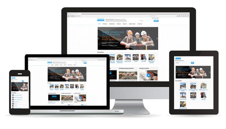 Sandvik's new website