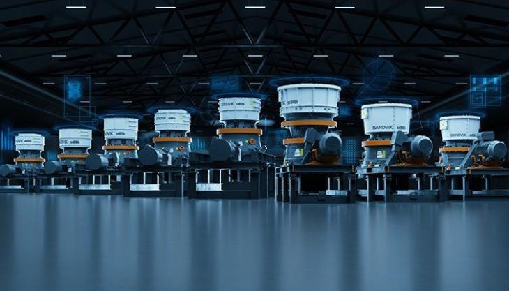 The full line-up of Sandvik 800i series cone crushers Sandvik 800i series