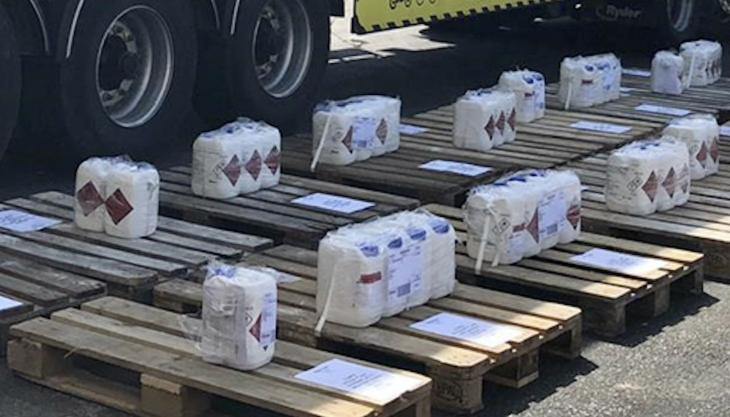 CEMEX Europe are manufacturing hand sanitiser at their German admixtures plant Sanitiser