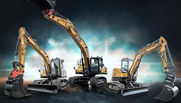 SANY excavators