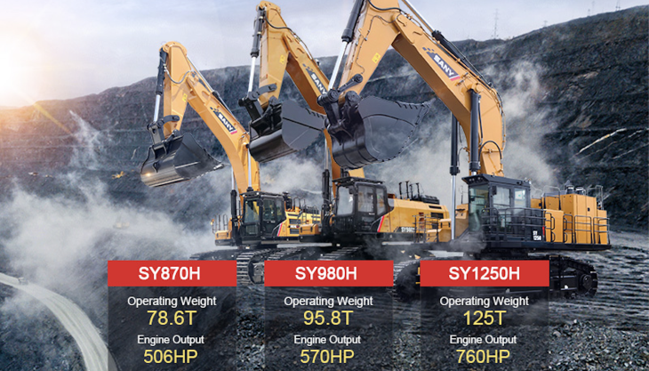 SANY's new ultra-large excavators SANY excavators