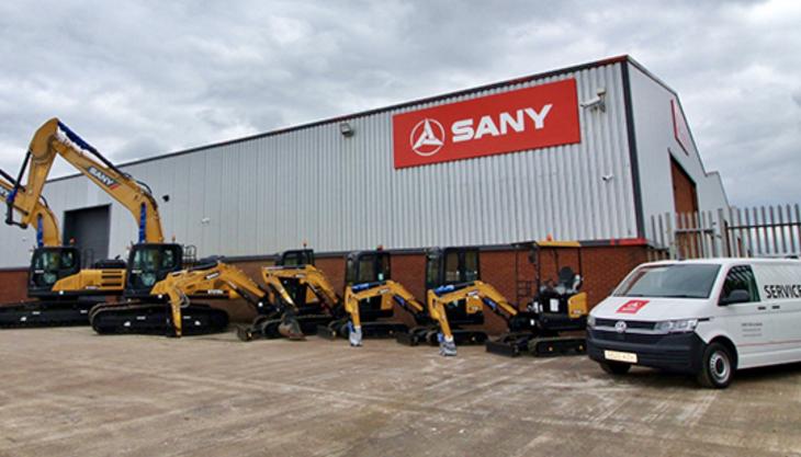 SANY's new Scottish branch in Glasgow SANY