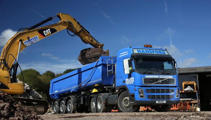 Hansford Construction choose Schmitz tipper trailer Tipper trailer