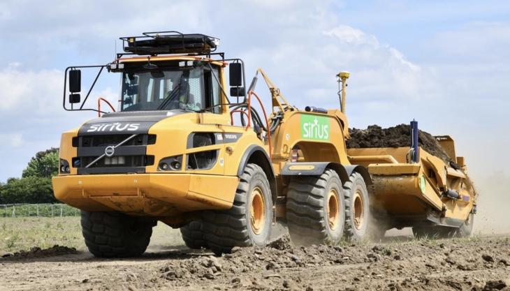 Sirius Group's Volvo/K-Tech scraper combination Scraper
