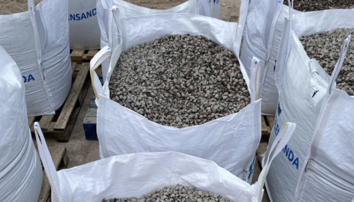 Bagged aggregates from Glensanda