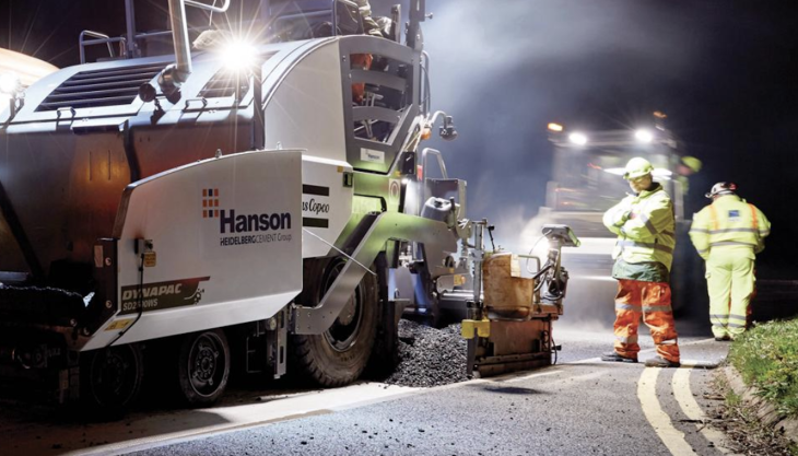 Hanson Contracting have formed as alliance with Leica Geosystems to implement new road laying technology Hanson Contracting
