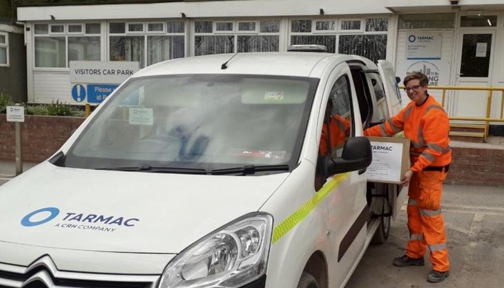 Tarmac have launched an employee-led campaign to donate PPE to hospitals and NHS and social care workers PPE donation campaign