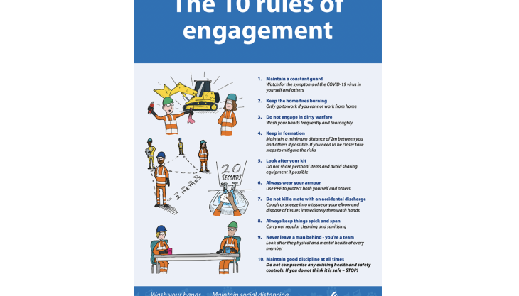 Ten rules of engagement poster Ten rules of engagement
