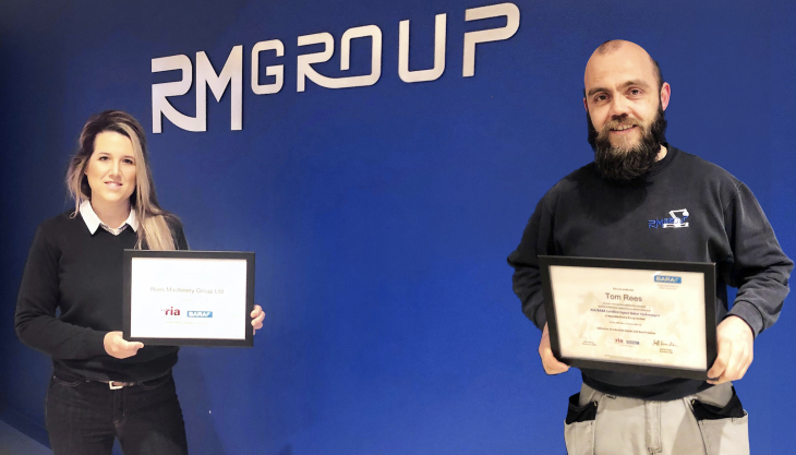 L-R: Rosie Davies, director of RM Group UK, and Tom Rees, technical director RMGroup