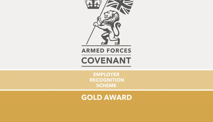Aggregate Industries have been received the Gold Award in the Armed Forces Covenant Employer Recognition Scheme AFC Employer Recognition Scheme Gold Award
