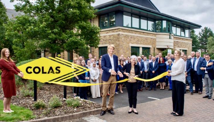 Official opening of Colas Ltd's new headquarters in Birmingham Colas