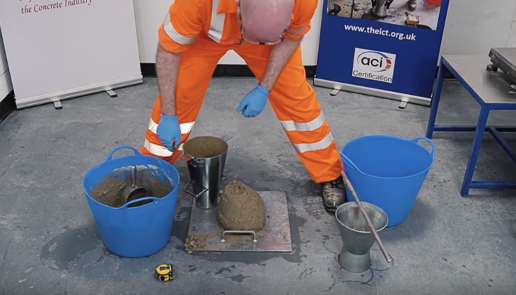 The Institute of Concrete Technology has issued a new suite of six training videos on concrete testing ICT training videos