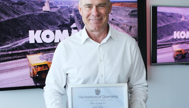 Sean Taylor and his 2020 Caernarfon certificate Sean Taylor