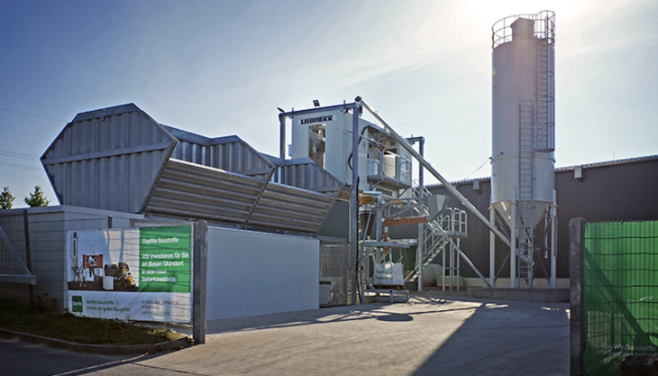 Liebherr's new self-service concrete plant Liebherr concrete plant