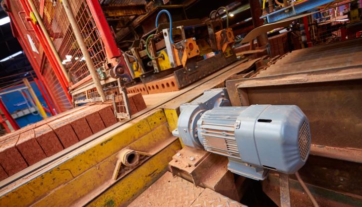 New drives for Nostell brickworks SEW drive unit