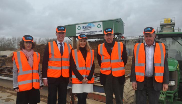 Robert Courts MP and Nicholas Field-Johnson visit Sheehan Group MP visit to Sheehan Group
