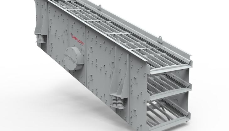 New SI Simplicity screen from Terex MPS SI Series aggregate screen