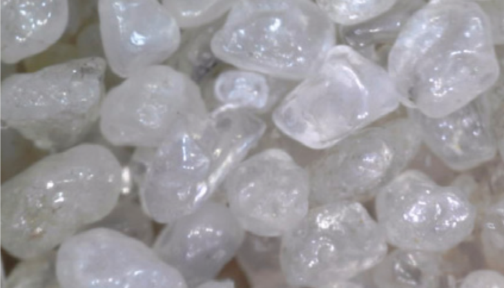 Silica sand grains. Photo: Aggregate Industries Silica sand