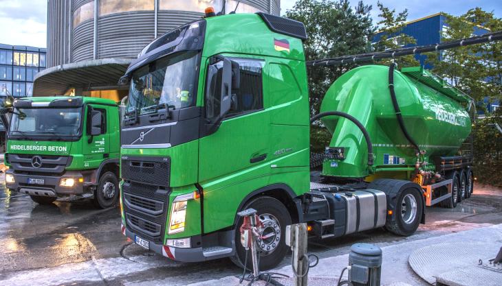 As part of their membership, HeidelbergCement have committed to the sector ambition for ‘trucking’ HeidelbergCement