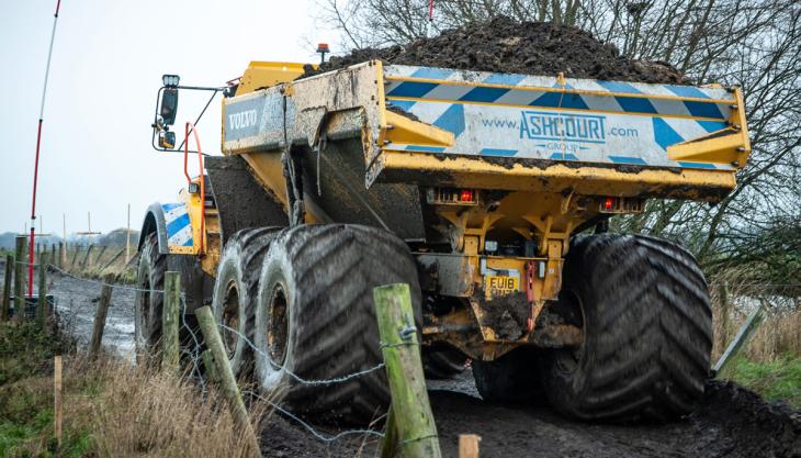 Bespoke Volvo A30G hauler for Ashcourt Volvo A30G dumptruck