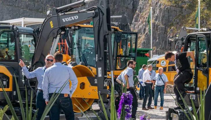 SMT GB's stand at Hillhead 2022 Volvo at Hillhead 2022