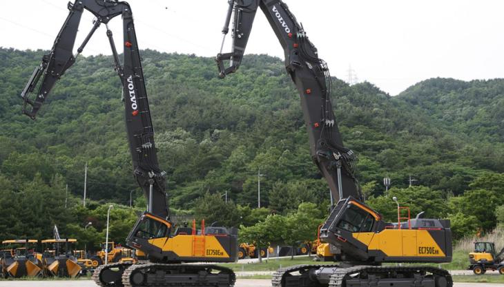 Volvo EC750E excavator