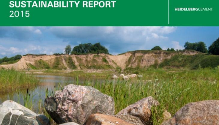 HeidelbergCement release Sustainability Report 2015 Sustainability Report