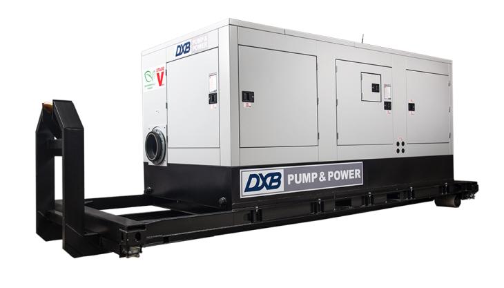 DXB Pump and Power's new Stage V 12in pumpset DXB Pump and Power