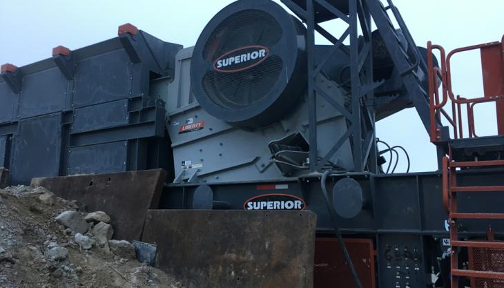 Superior Liberty primary jaw crusher Superior Liberty primary jaw crusher